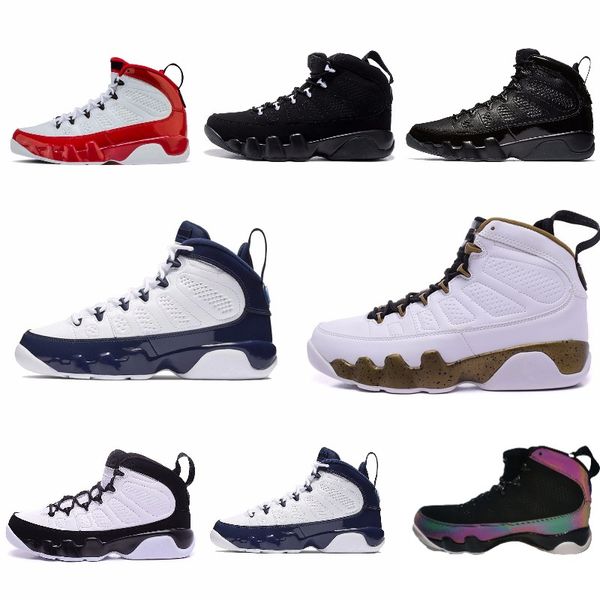 

2020 9 9s dream it do it unc mvp melo mens basketball shoes la og space jam men bred all black anthracite sports sneakers designer eur 40-47