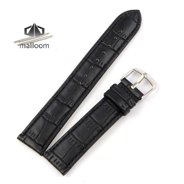 

new arrival 18mm 20mm 22mm watchbands genuine leather bracelet watch band black / brown wholesale ing