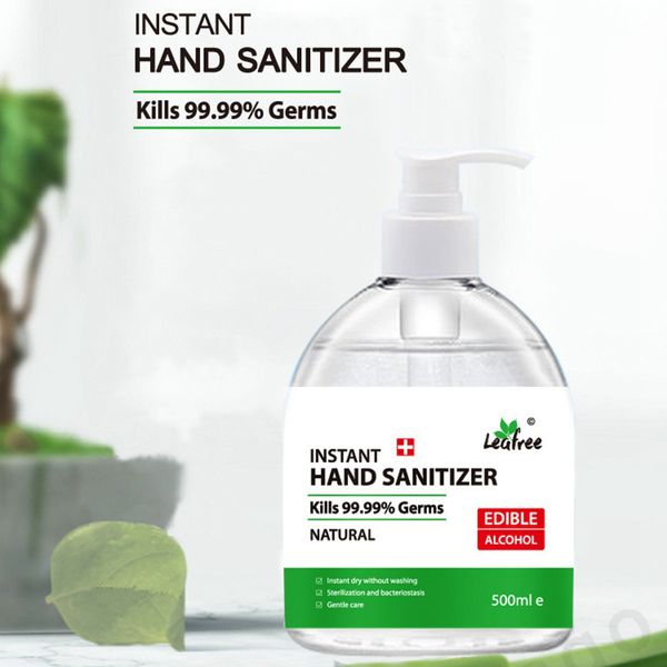 

500мл для дома и офиса дезинфицирующее средство для рук убийство 99,99% Микробы спирта антисептик для рук Одноразовые гель Wash Free Бытовая Дезинфицирующий гель для рук BC BH3356