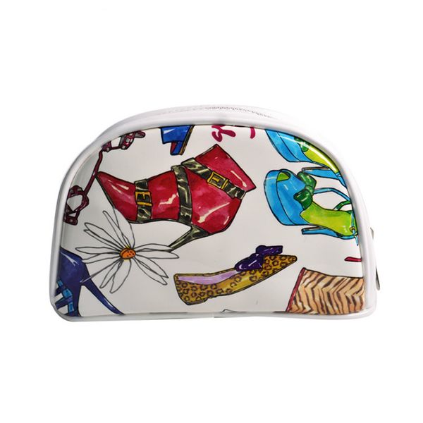 

colorful printed fashionable fresh girl makeup bag