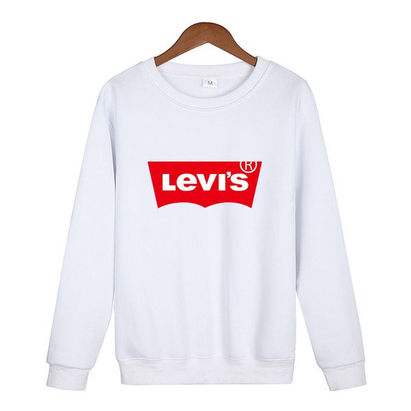 

2019 мужская классический логотип Письмо печати бренд шею толстовки хлопок топы пл