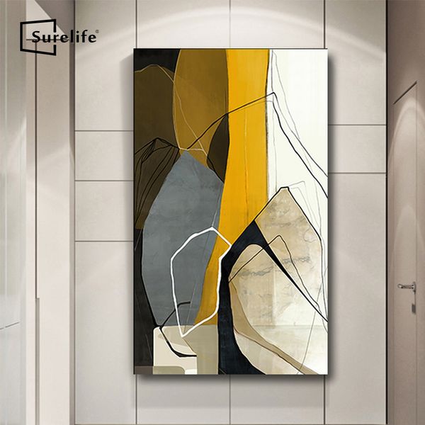 

abstract long canvas painting wooden stretcher bars diy solid p frames for painting poster print wall art picture home decor