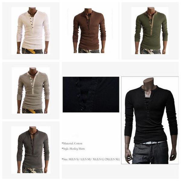 

summer men oversize slim pure color v-neck long sleeve t-shirts casual simple fashion tees primer shirt, White;black