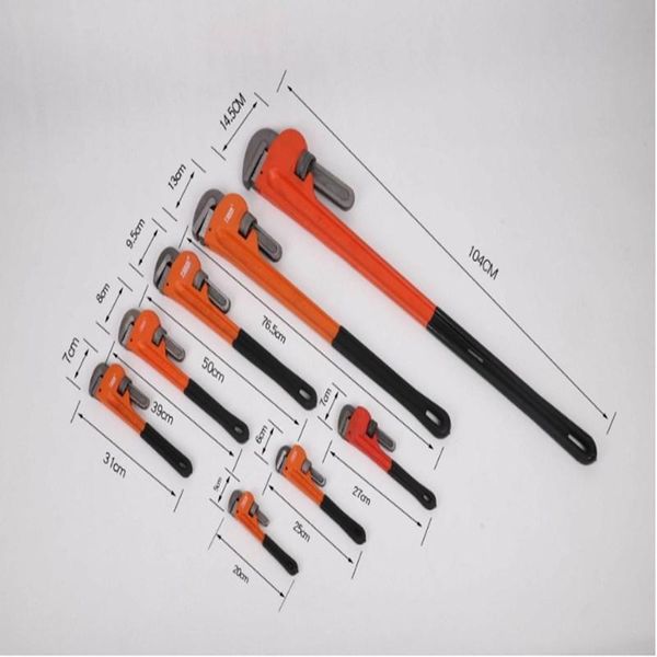 

industrial grade heavy wrench pipe clamp 8 10nch 12 14 18 inch y200321