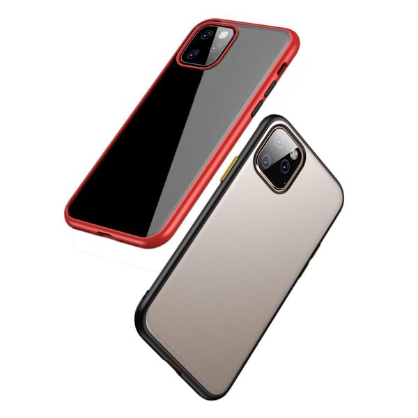 

ударопрочный чехол для телефона iphone11 11 pro 11promax матовый прозрачный чехол tpu case cover 2019 shell phone case