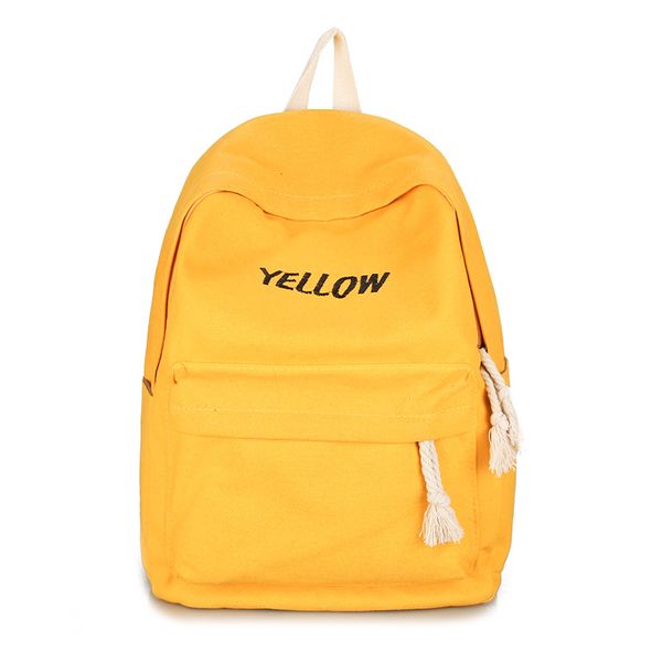 

2018 new style women's bag casual canvas backpack outdoor backpack campus friend school bag foreign trade wholesale