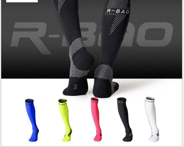 

long tube night running compressor socks riding leggings, Black