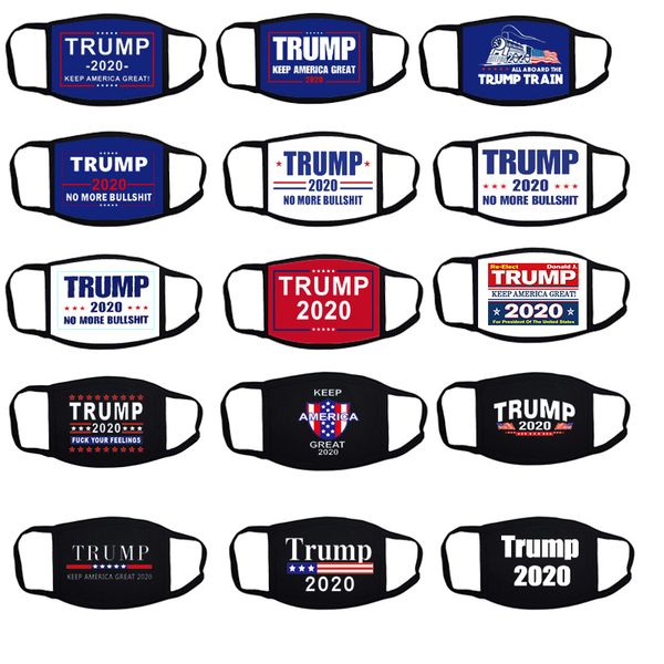 

dhl 3d printing trump 2020 face mask pm2.5 windproof cotton mouth masks child american election united states black masks 44 types