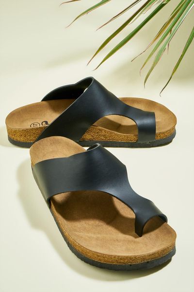 

bambi black female slippers h05090951
