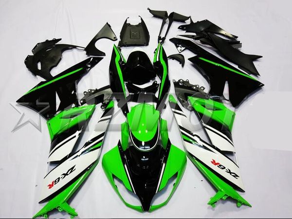 

4gifts новый abs для мотоциклов обтекатели комплекты приступы для kawasaki ninja zx-6r 2009 2010 636 2011 2012 09 10 11 12 кузова установлен