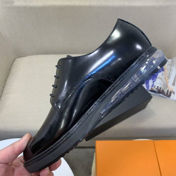 

2019 platform designer dress men shoes des chaussures luxury shoes black genuine leather shoes flat bottom ing