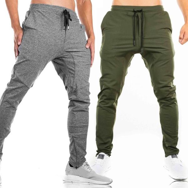 

men's pants casual trousers men sport drawstring elastic waist harem fashion male streetwear jogging trouser solid clothing d30, Black