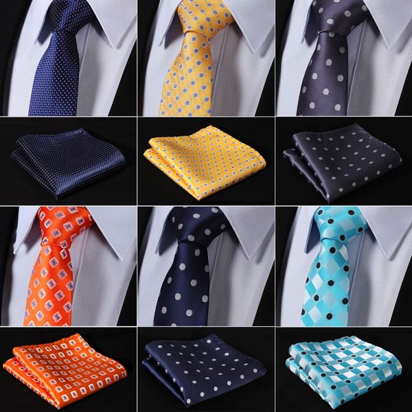 

emd polka dot solid 2.17" 100%silk woven slim skinny narrow men tie necktie handkerchief pocket square suit set, Blue;purple