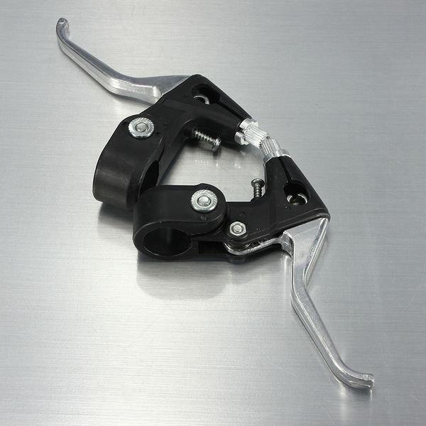 

left right mountain bicycle bike handle hand brake lever caliper gear lever