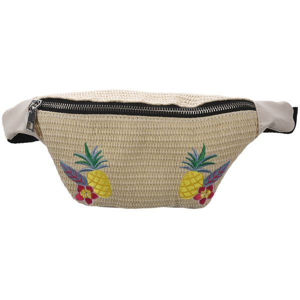 

straw bag beach bag purse ins super fire trend fashion casual messenger chest female