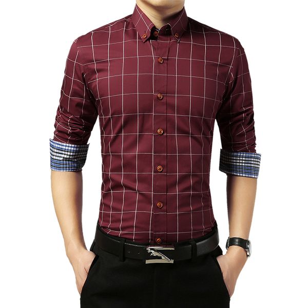 

2018. мужская футболка с длинным рукавом slim fit мягкие удобные рубашки платья мужские одежды бизнес человек социальные повседневный свадеб, White;black