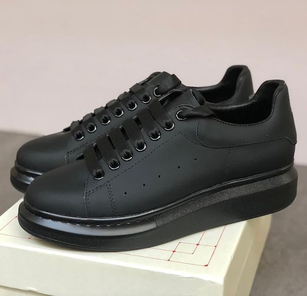 

designer men women platform sneaker casual shoes fashion luminous fluorescent shoe snake back leather chaussures pour hommes c22 02, Black