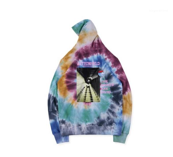 

style long sleeved hooded sweatshirts mens fashion hoodies mens designer hoodies tie dyeing autumn letter printed street, Black