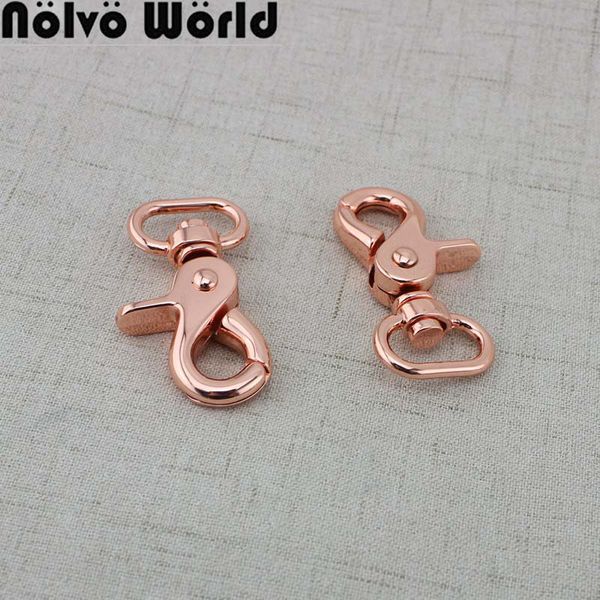 

4 pcs 30pcs rose gold 20mm trigger snap hook brush antique brass metal trigger snap hook swivel clasp hooks, Black