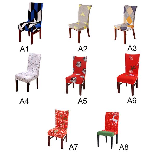 

printing stretch christmas chair cover big seat chair covers xmas stretch high back slipcovers for christmas l banquet party