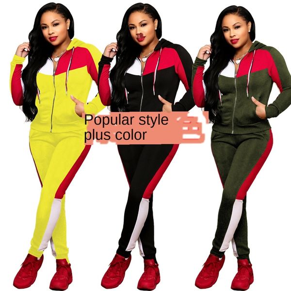 

womens designer two-piece short casual suitozhb, White