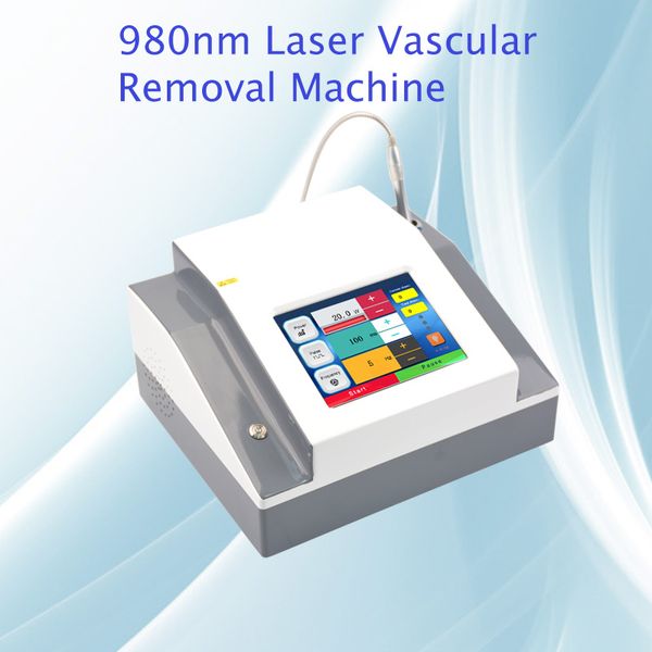 Macchina per la rimozione della vena del ragno laser a diodi 980nm attrezzatura per la rimozione della seta rossa del sangue trattamento vascolare spedizione gratuita DHL