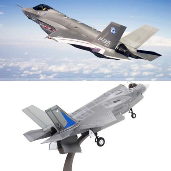 

масштабе 1/72 сша американского флота армия f35 истребитель истребитель модель самолета взрослых детские игрушки для отображения шоу