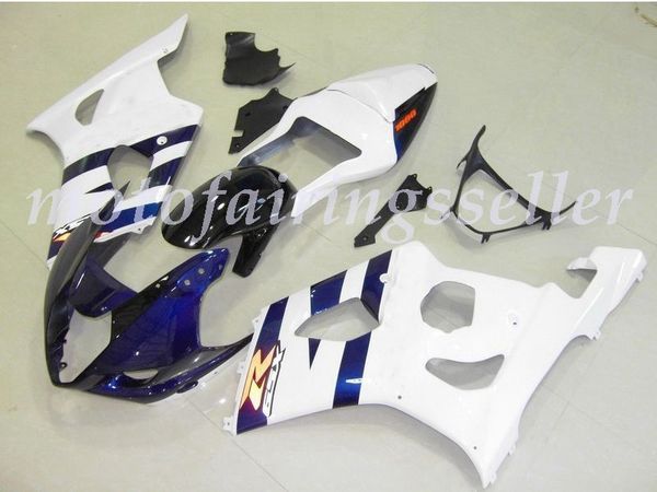 

new abs plastic fairings kit fit for suzuki gsxr1000 2003 2004 gsxr1000 03 04 injection mold blue white black