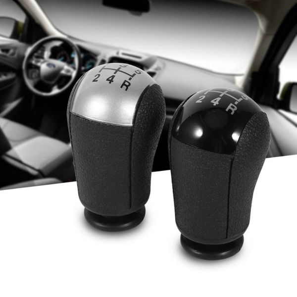 

5 speed mt gear stick shift knob car for focus mondeo 3 s-max black / grey 2 colors to choose pomo palanca cambio