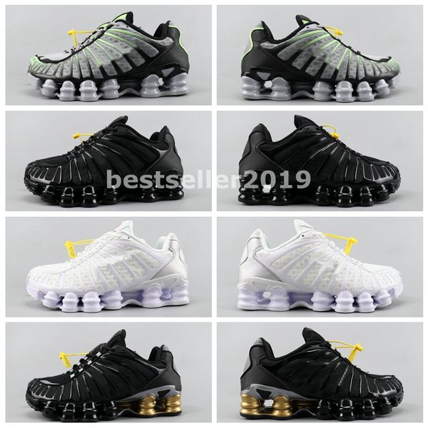 

2020 chaussures shox tl mens running shoes black gold white metallic silver designer sneakers trainers des sport hommes schuhe zapatos