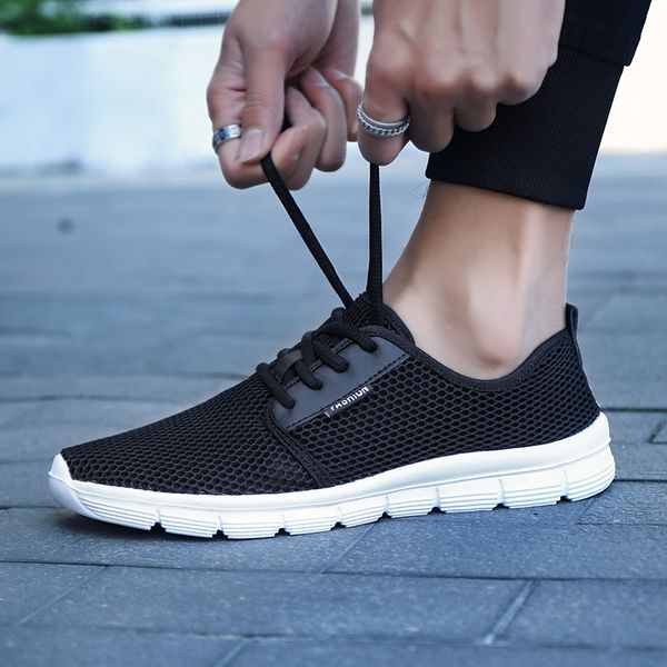 

light mens running shoes comfortable breathable men's sneaker casual antiskid wear-resistant jogging women sport shoes size35-47
