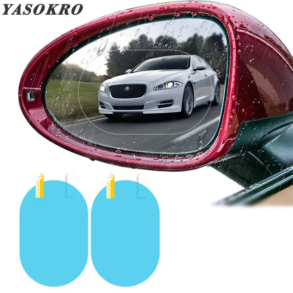 

car rearview mirror protective film anti fog membrane anti-glare waterproof rainproof car mirror window clear film