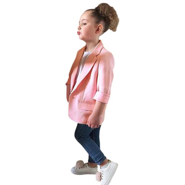 

baby kids girls jackets 2018 autumn and winter jacket for girls winter pink coat kids clothes children warm outerwear coats, Blue;gray