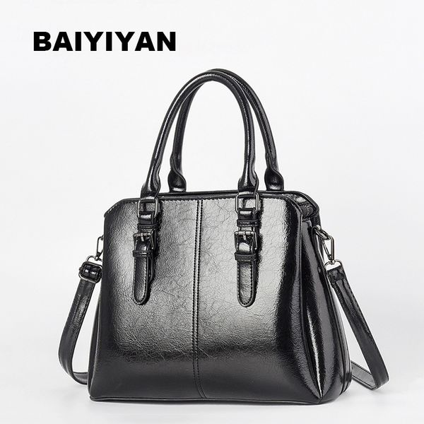 

2020 new pu leather women tote bag casual handbag ladies panelled shoulder crossbody bags