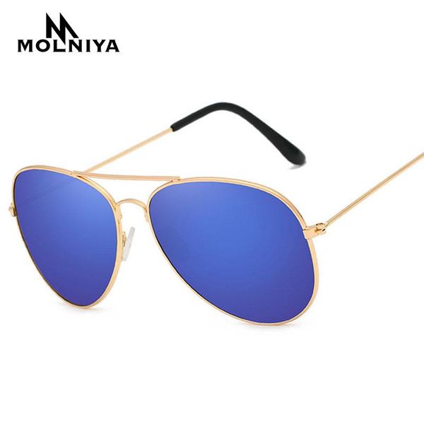 

new aviation sunglasses metail frame quality men brand design alloy pilot male sun glasses driving oval eyewear qnzvt