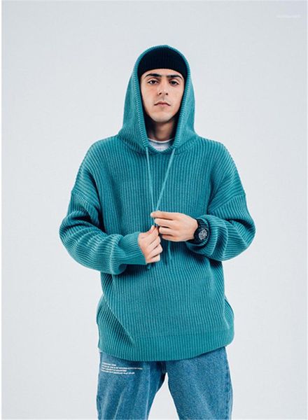 

loose hooded mens sweatshirts winter fashion streetwear male apparel mens sweater hoodies solid color designer, Black