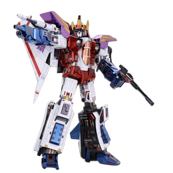 

2019 mu 3d metal puzzle robot model diy 3d laser cut assemble jigsaw toys deskdecoration gift for audit with y200421