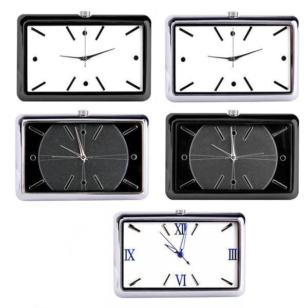 

new car dashboard clock automobiles quartz watch automotive interior decoration stick-on digital clock time display car styling