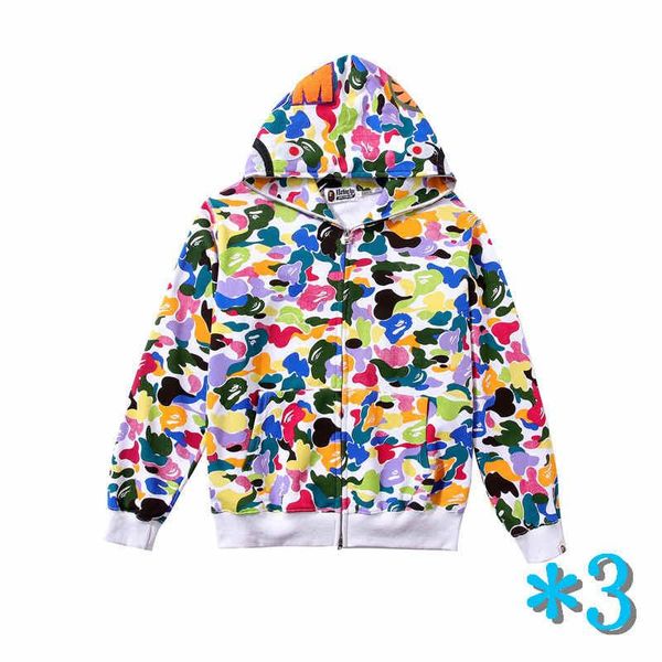

mens hoodie hip hop zipper jacket hoodie for youth streetwear sweater men fashion style pattern colorful print hoodie coat*3, Black