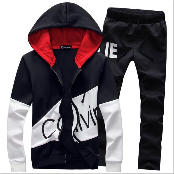 

Бренд мужской спортивный костюм теплый с капюшоном спортивный костюм трек Поло М