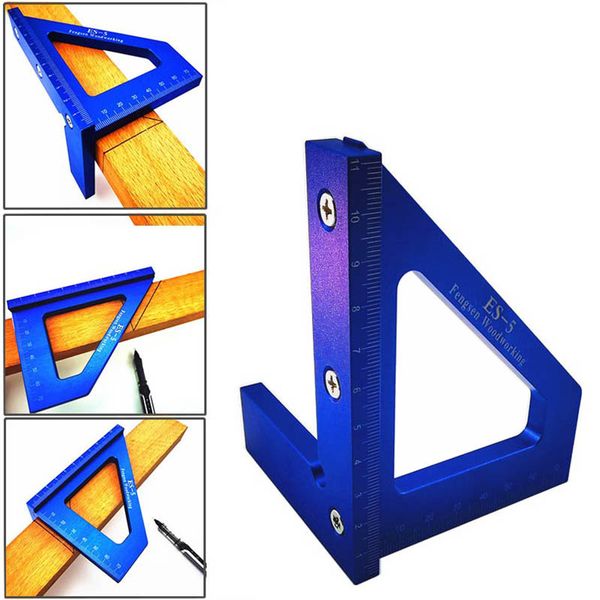 

woodworking ruler square layout miter triangle ruler 45 degree 90 degree metric gauge toohr measure tools woodworking tools