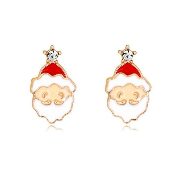 

новая мода женщины лось санта-клаус прекрасный дерево колокол рождественские украшения рождественские серьги для женщин подарки высокое каче, Golden;silver