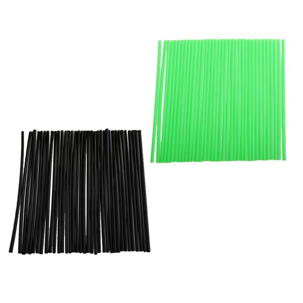 

72pcs wheel spoke wraps skins coat trim cover pipe for motocross enduro