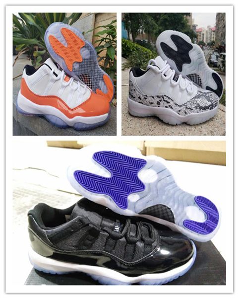 

2019 new 11 black blue white snakeskin low kids men basketball shoes 11s xi sports sneakers trainers outdoor with box high quality