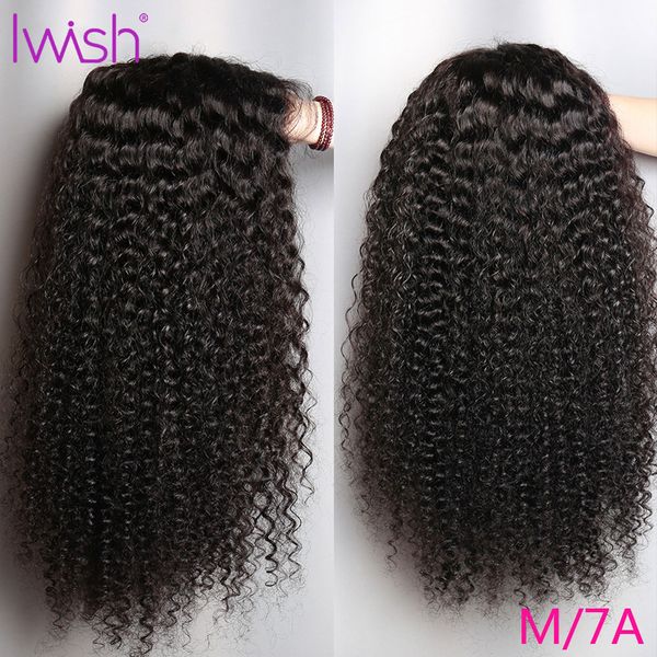 

150% afro malaysian kinky curly lace front wig remy 13x4 colored transparent lace front human hair wigs pre plucked for women, Black;brown