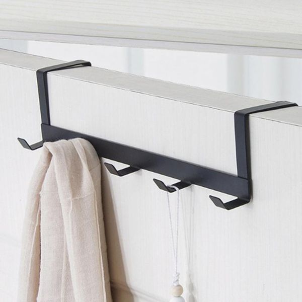 

durable door hook wall living room hook kitchen hat durable 5 hooks bearing black white color bearing approx 5kg wall
