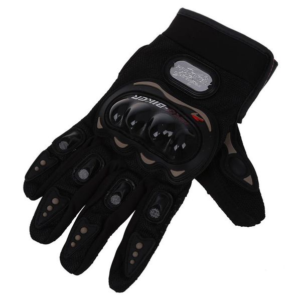 

1 pair motorcycle gloves racing gloves fiber pu black -xl cycling gloves
