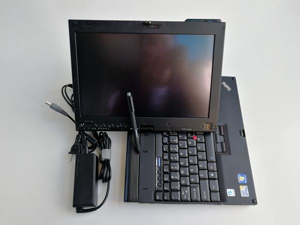 strumento di riparazione automatica alldata software all data 10.53 e atsg 3in1 con disco rigido da 1 TB installato nel computer portatile x200t touch screen pronto per l'uso