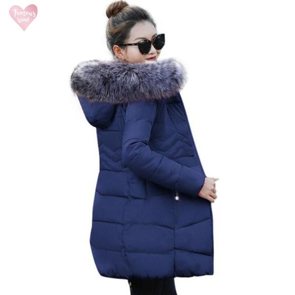 

winter 2019 jacket fashion women plus size womens thicken outerwear hooded winter coat female jacket 5xl cotton padded basic, Black