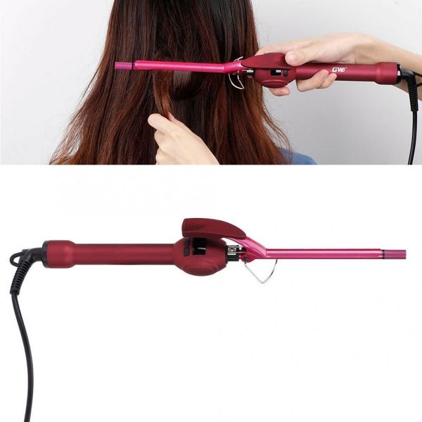 

hair waver 9mm ultrafine curling iron temperature lcd display hair curler anti-scalding styling tool curling hair tools